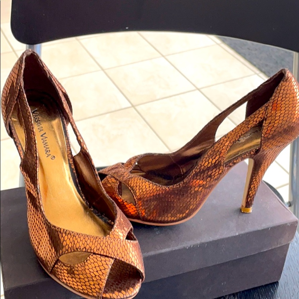 Varsavia Viamara - 4 inch Bronze Sandals